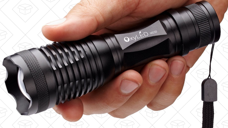 OxyLED CREE T6 LED Flashlight, $10 with code OXYBMD50